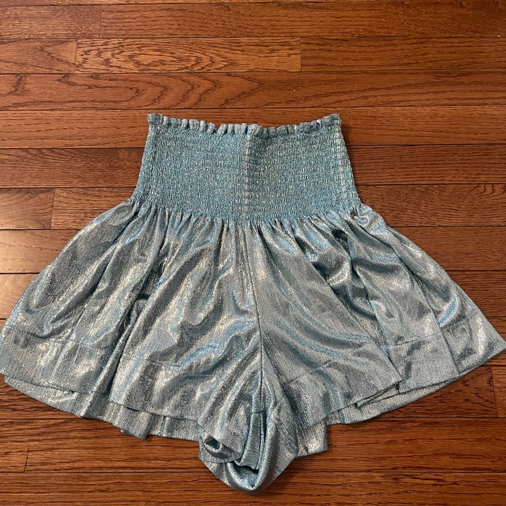 KOCH blue sparkly mini skirt